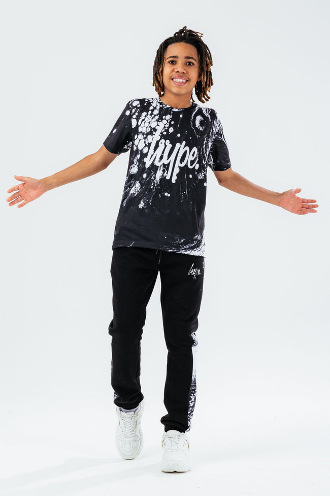 HYPE BOYS MONOTONE MARBLE T-SHIRT