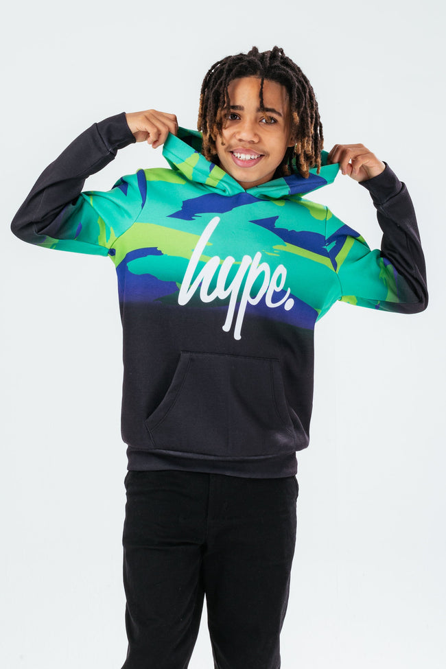 HYPE BOYS ELECTRIC CAMP FADE HOODIE