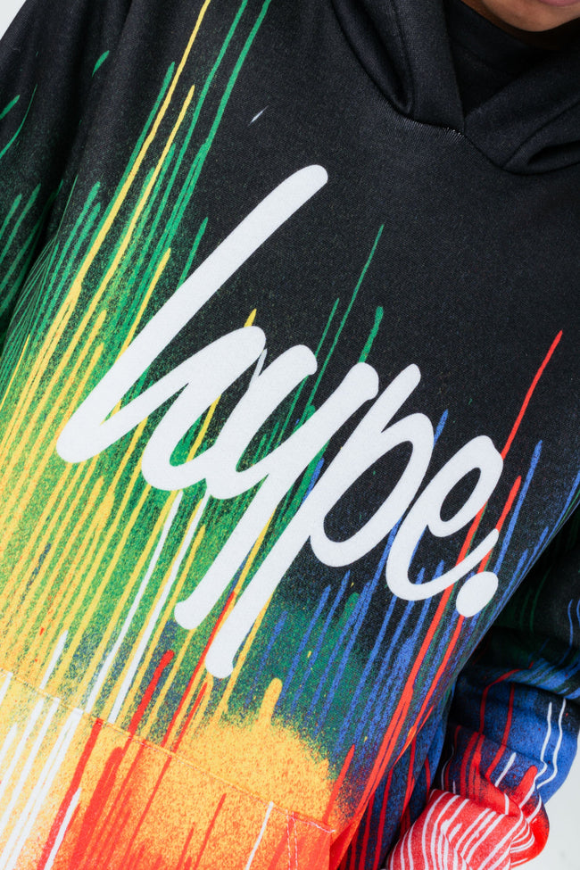 HYPE BOYS RGB DOWN DRIP HOODIE