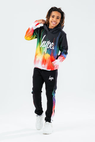 HYPE BOYS RGB DOWN DRIP HOODIE