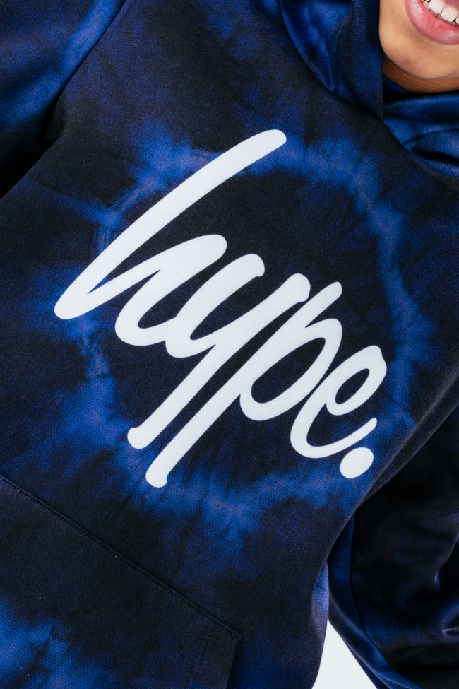 HYPE BOYS OCEAN TIE DYE HOODIE