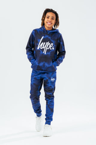 HYPE BOYS OCEAN TIE DYE HOODIE