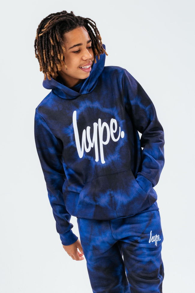 HYPE BOYS OCEAN TIE DYE HOODIE