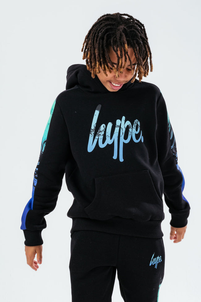 HYPE BOYS ORBITAL MARBLE SIDE HOODIE