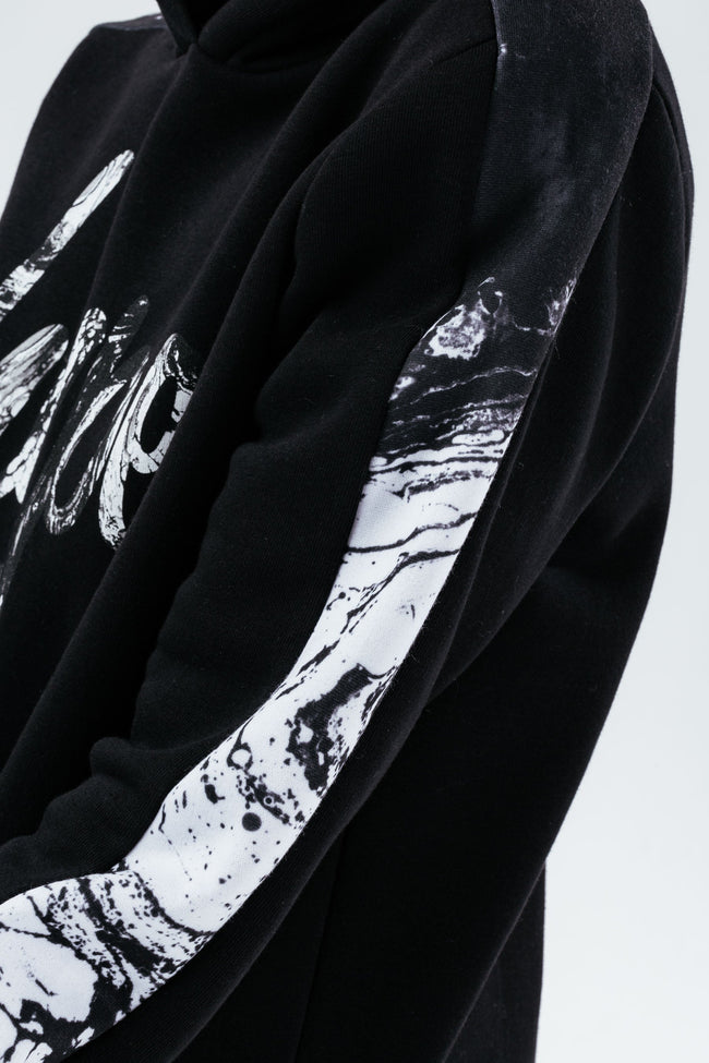 HYPE BOYS MONOTONE MARBLE SIDE HOODIE