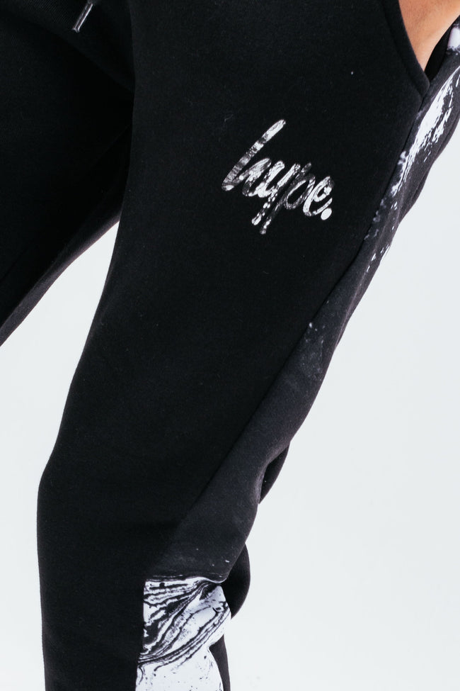 HYPE BOYS MONOTONE MARBLE SIDE JOGGERS