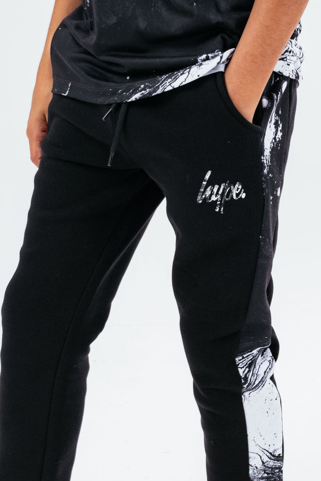 HYPE BOYS MONOTONE MARBLE SIDE JOGGERS