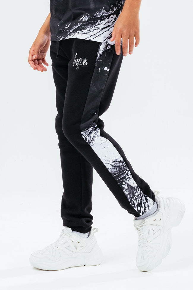 HYPE BOYS MONOTONE MARBLE SIDE JOGGERS