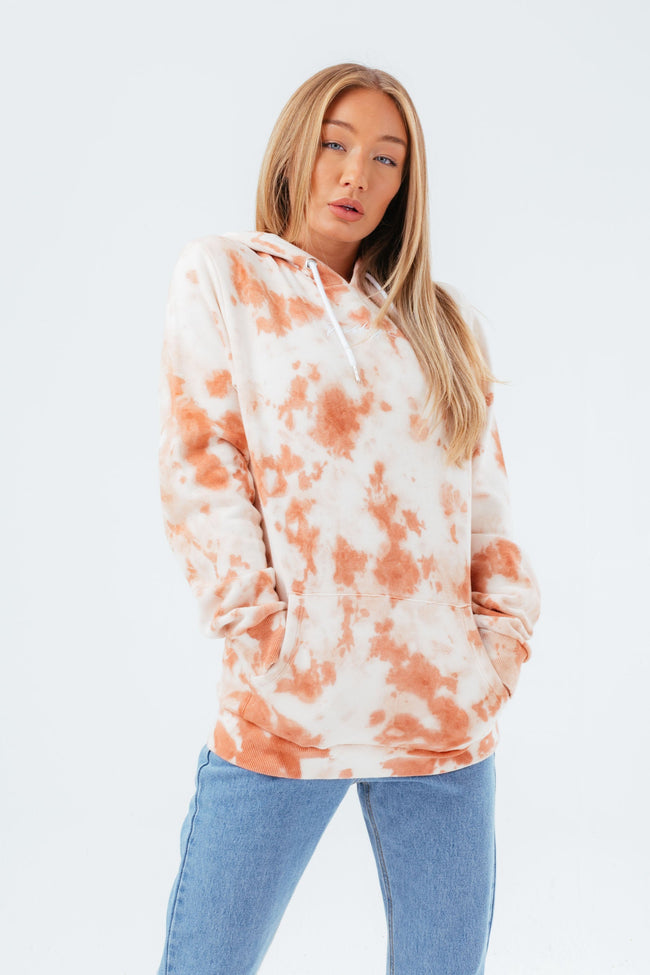 HYPE SAND TIE DYE SCRIBBLE WOMEN'S HOODIE