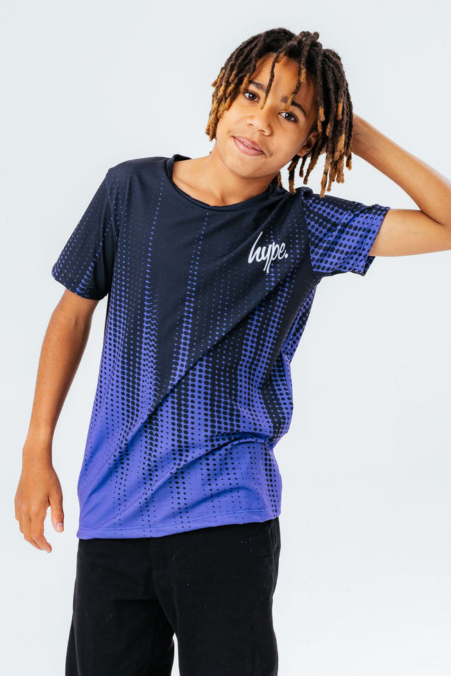 HYPE BLUE DRIPS BOYS T-SHIRT