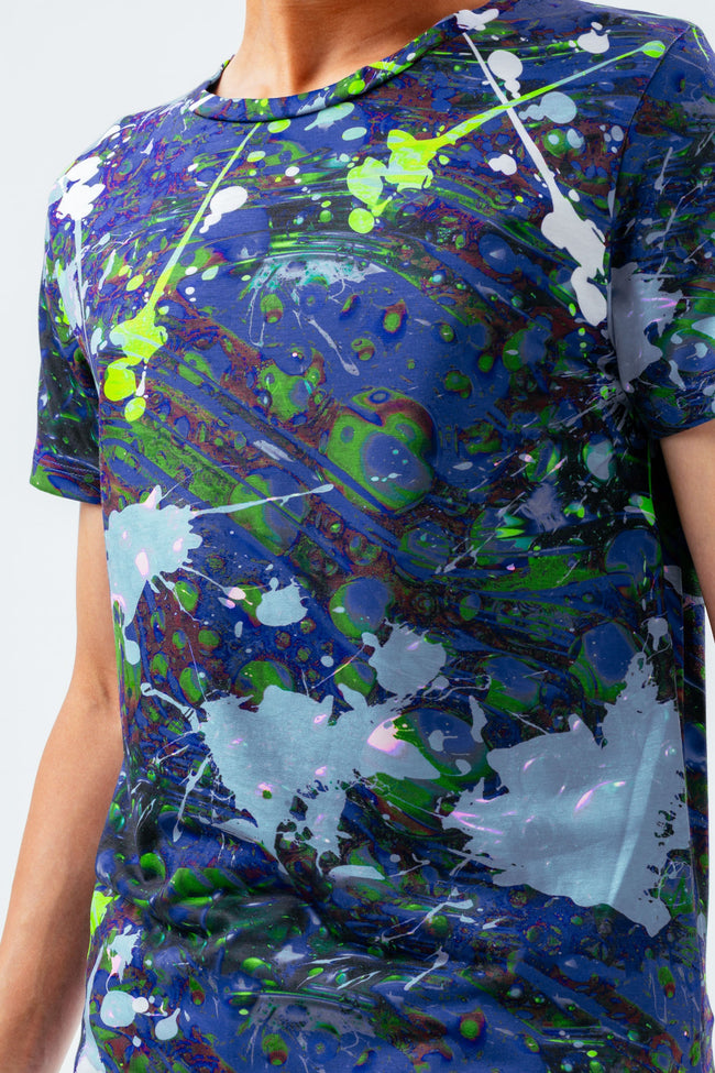 HYPE BLUE SPLATTER BOYS T-SHIRT