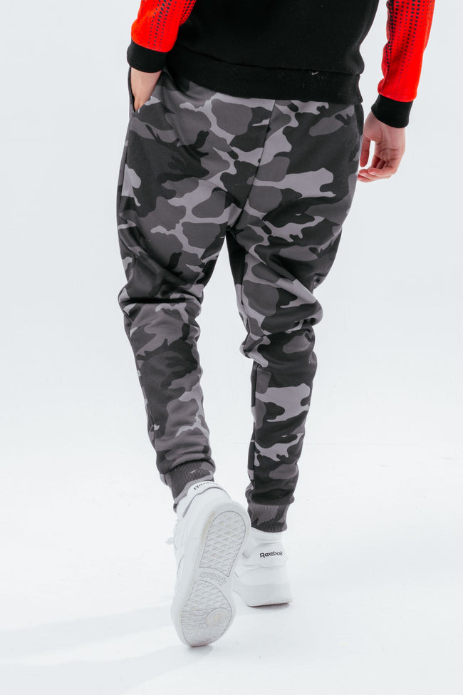 HYPE GREY CAMO BOYS JOGGERS