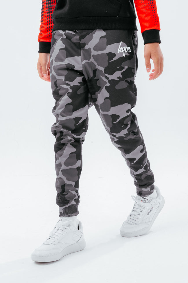 HYPE GREY CAMO BOYS JOGGERS