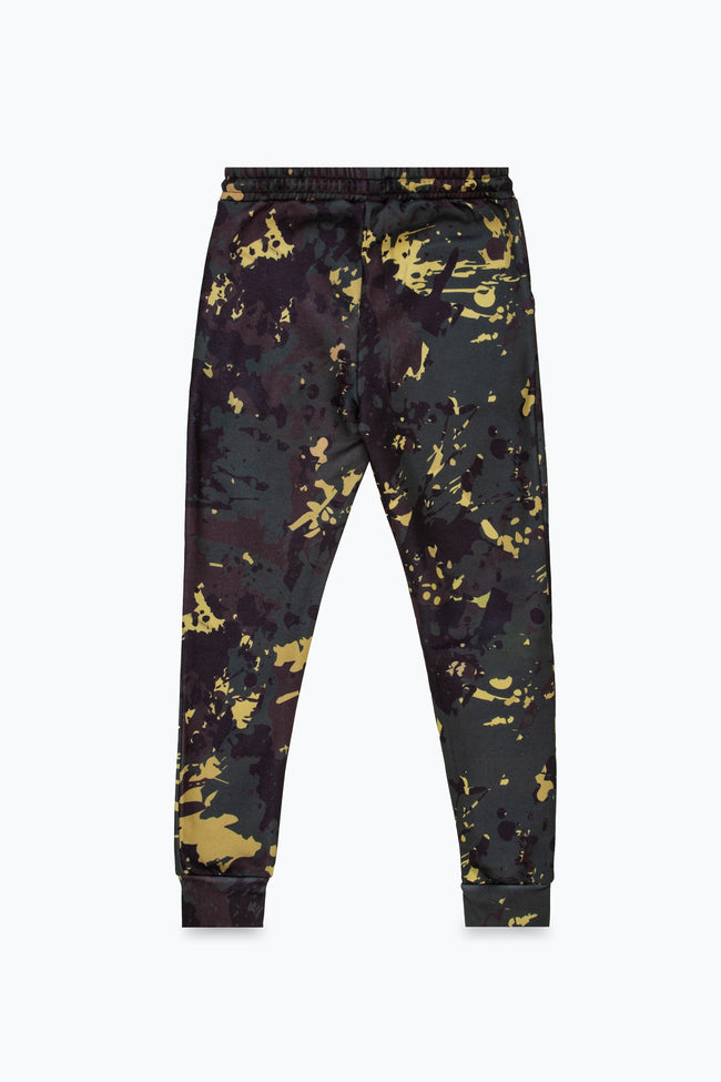 HYPE BOYS KHAKI CAMO SCRIBBLE JOGGERS