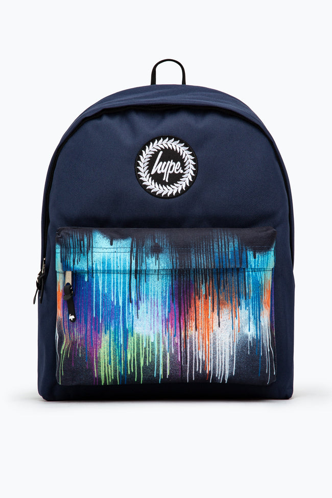 HYPE MULTI COLOURED POCKET DRIP BACKPACK