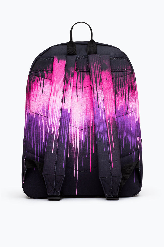 HYPE PURPLE & PINK DRIP BACKPACK