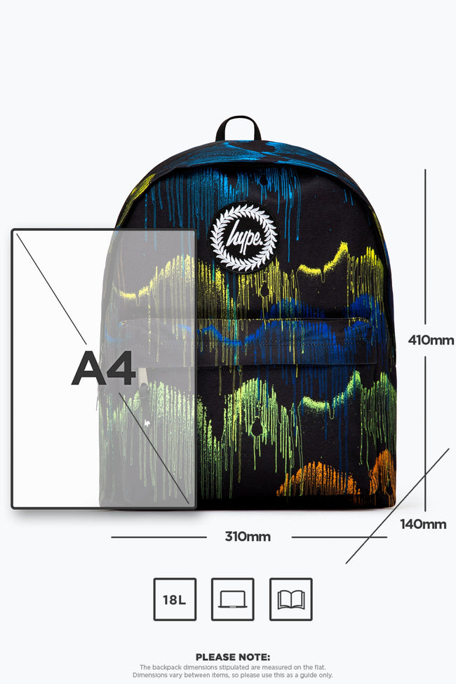 HYPE DARK FOREST WAVE DRIP BACKPACK