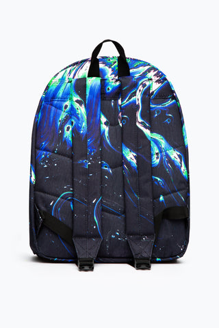 HYPE BLUE & GREEN OUT OF SPACE MARBLE BACKPACK