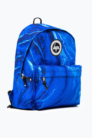 HYPE BLUE TONAL OUT OF SPACE MARBLE BACKPACK