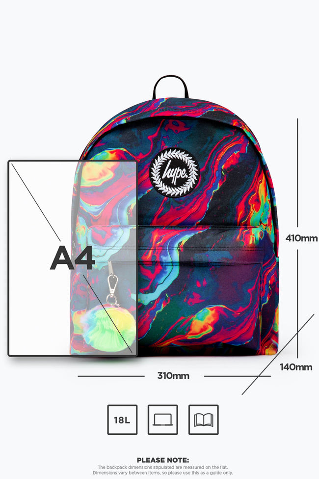 HYPE IRIDESCENT INFRARED MARBLE BACKPACK