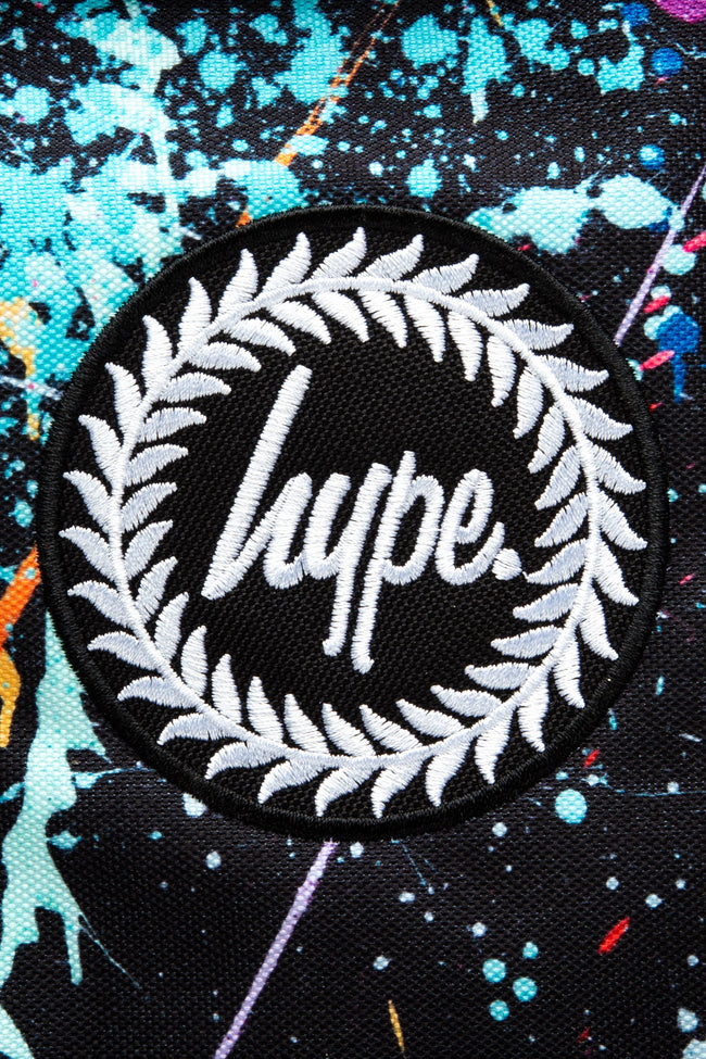 HYPE TEAL & ORANGE PAINT BRUSH BACKPACK