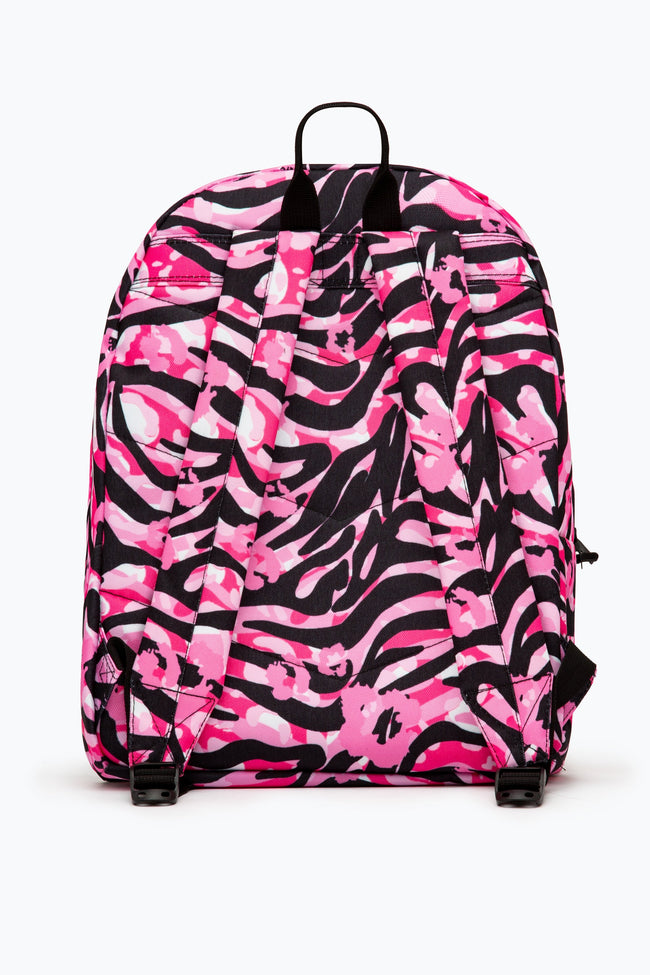 HYPE PINK ZEBRA ANIMAL BACKPACK