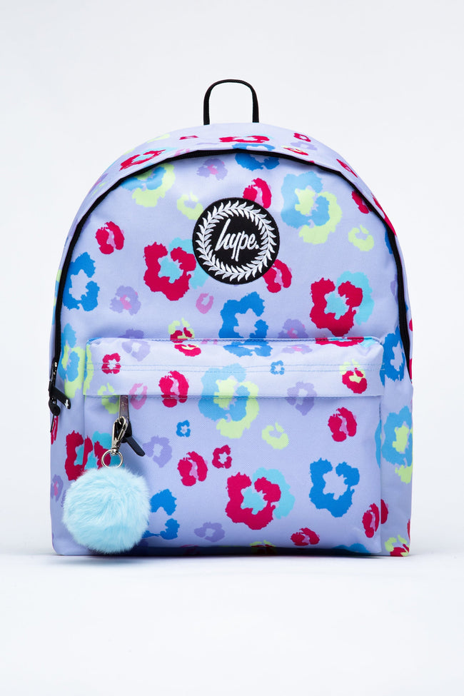 HYPE LILAC LEOPARD BACKPACK