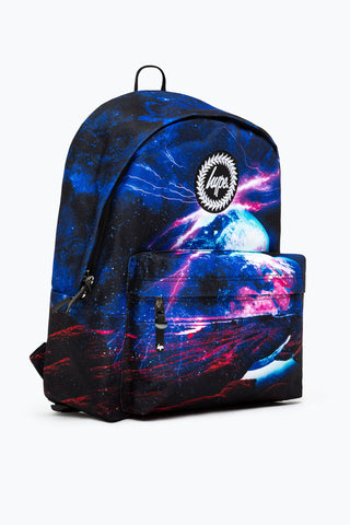 HYPE BLUE & PURPLE GALAXY SPACE BACKPACK