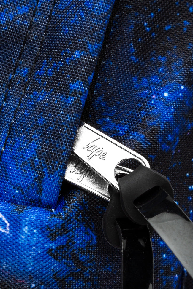 HYPE BLUE & PURPLE GALAXY SPACE BACKPACK