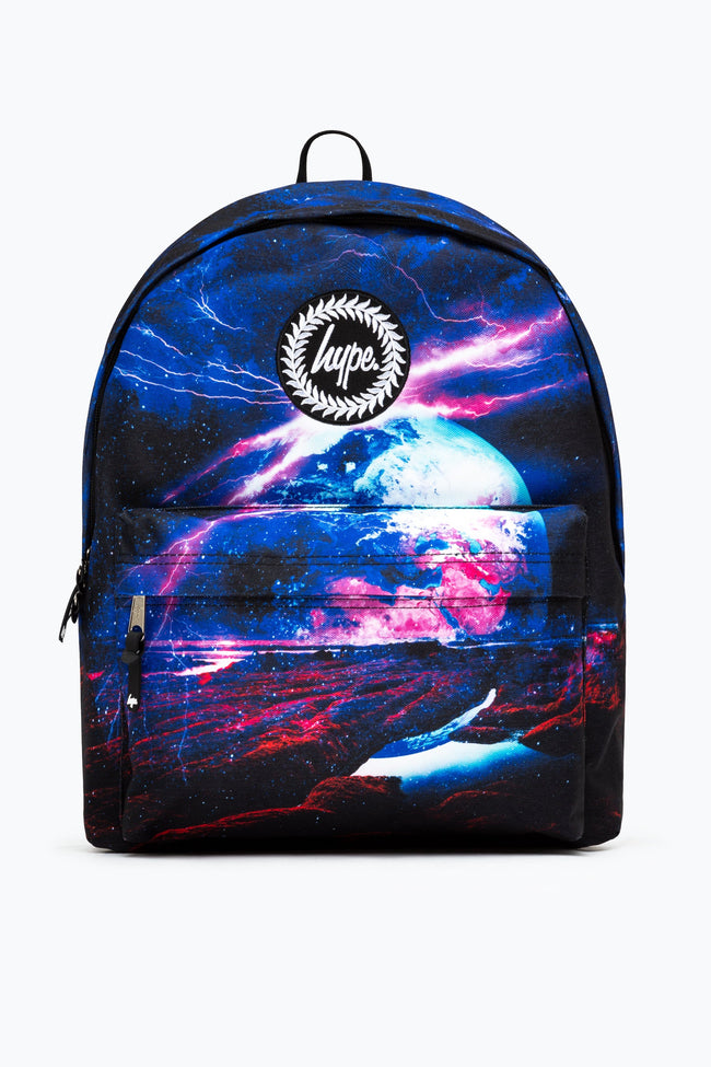 HYPE BLUE & PURPLE GALAXY SPACE BACKPACK