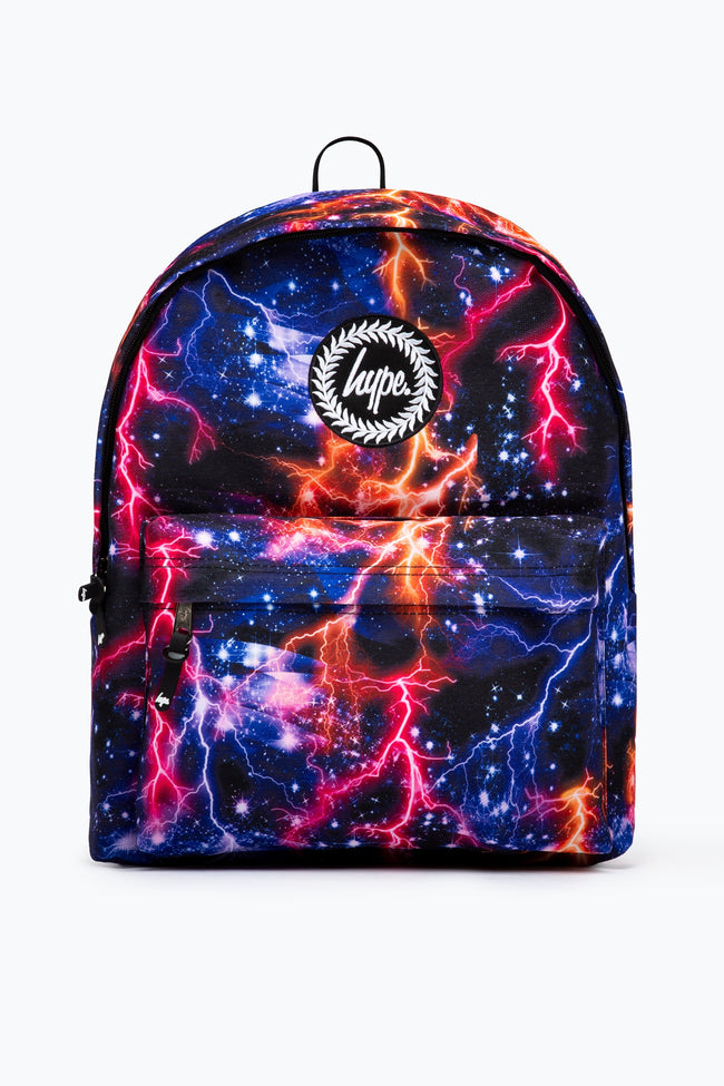 HYPE PURPLE & ORANGE LIGHTNING BACKPACK