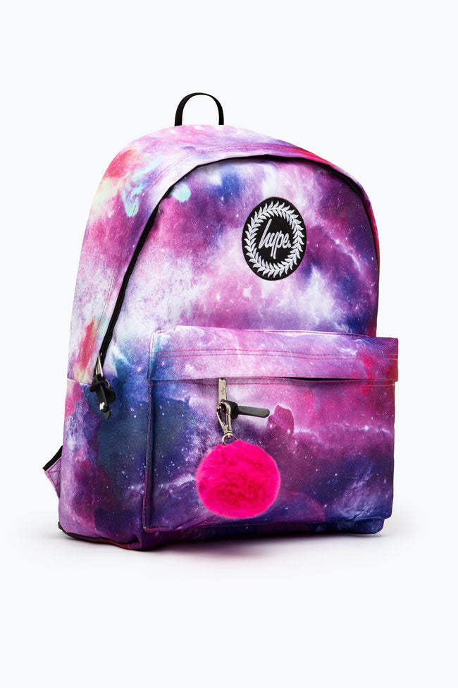 HYPE PURPLE AND PINK GALAXY BACKPACK