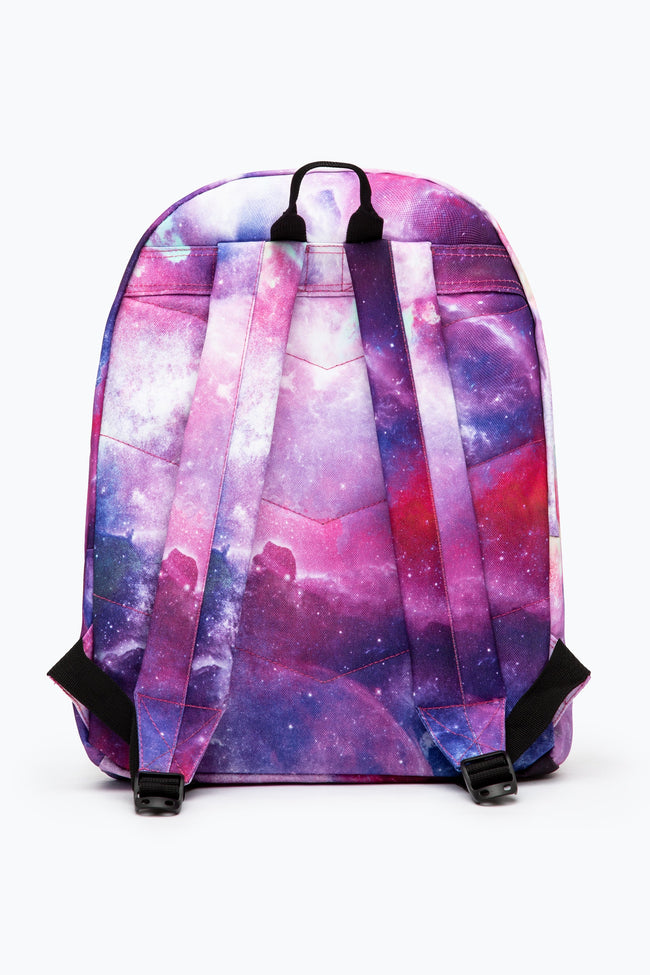 HYPE PURPLE AND PINK GALAXY BACKPACK