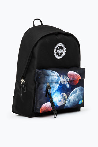 HYPE BLACK PLANET POCKET BACKPACK