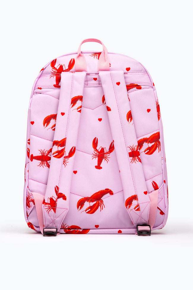 HYPE PINK & RED LOBSTER BACKPACK