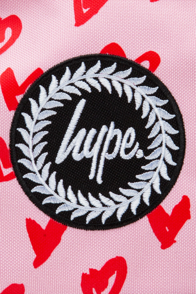 HYPE PINK & RED HEARTS BACKPACK