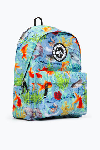 HYPE BLUE & ORANGE UNDER SEA BACKPACK