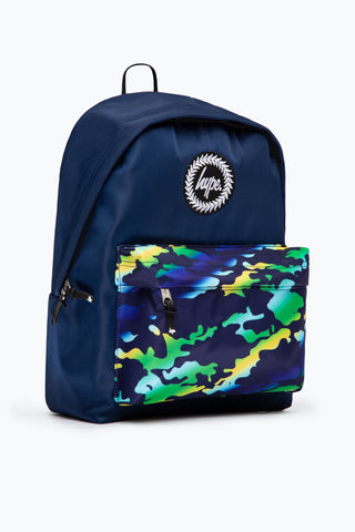 HYPE NAVY WITH CAMO GRADIENTS BACKPACK