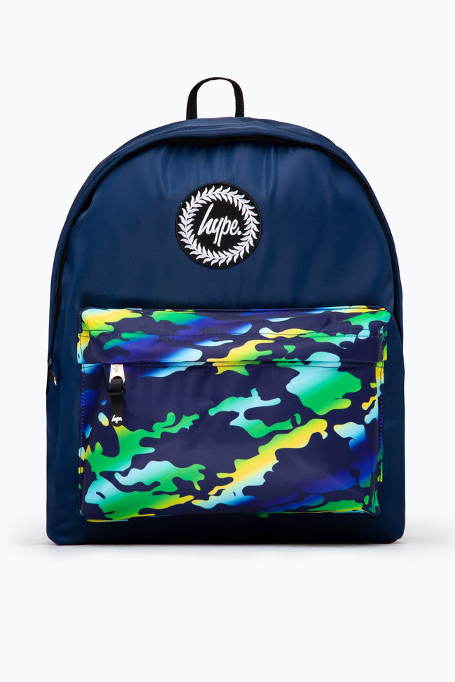 HYPE NAVY WITH CAMO GRADIENTS BACKPACK