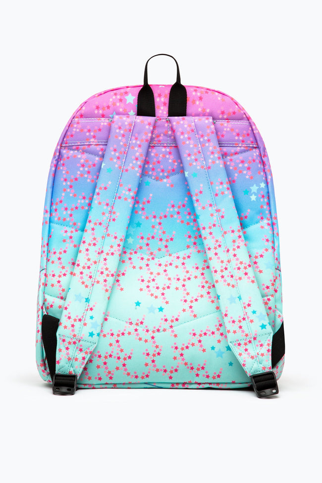 HYPE PINK & BLUE GRADIENT RAINBOW BACKPACK