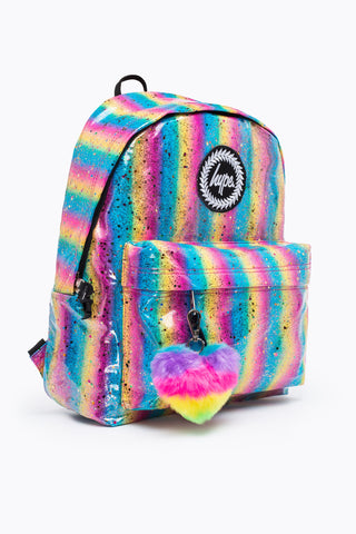 HYPE PASTEL RAINBOW GRADIENT GLOSS BACKPACK