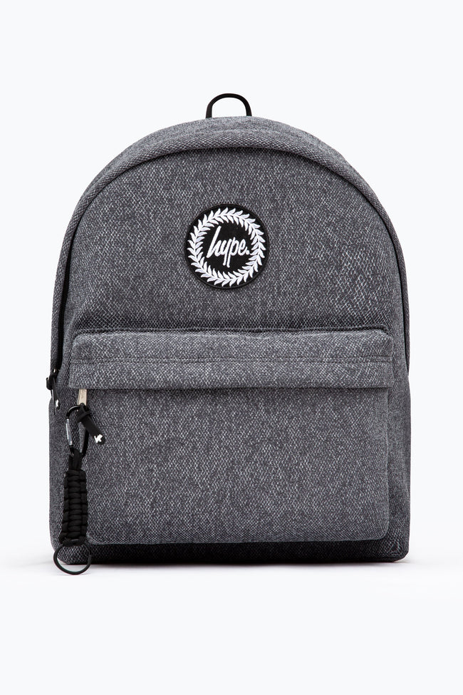 HYPE GUNMETAL TEXTURE BACKPACK