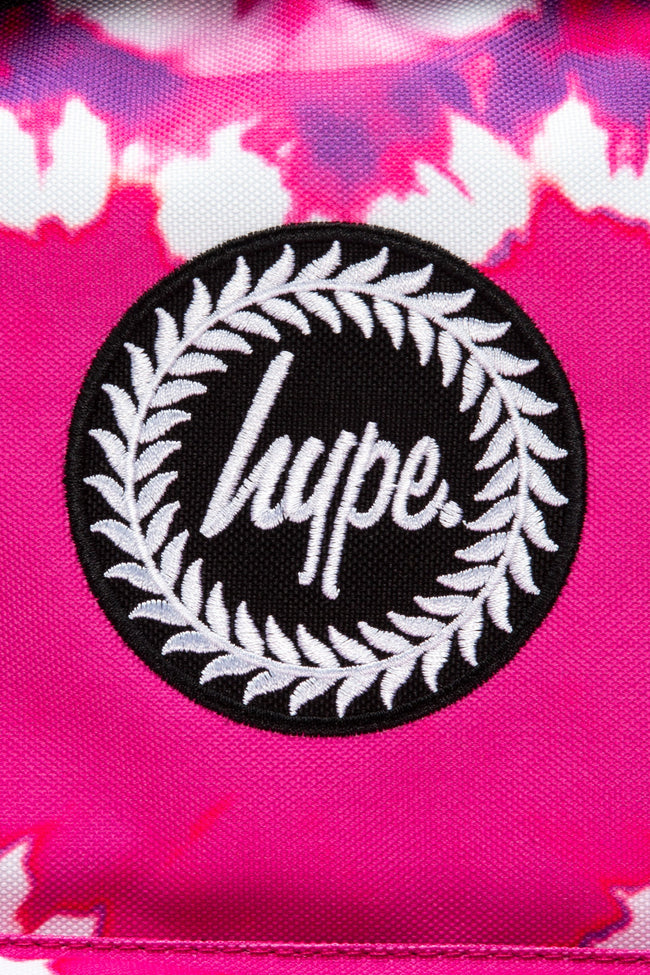 HYPE PINK HEART HIPPY TIE DYE BACKPACK