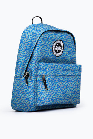 HYPE BLUE & GREEN DITSY FLORAL BACKPACK