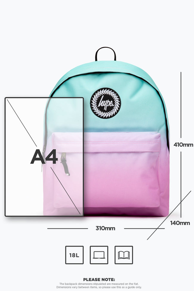 HYPE MINT & LILAC GRADIENT BACKPACK