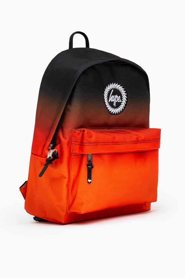 HYPE BLACK RED & ORANGE GRADIENT BACKPACK