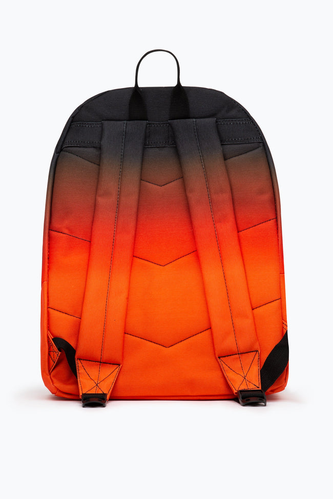 HYPE BLACK RED & ORANGE GRADIENT BACKPACK