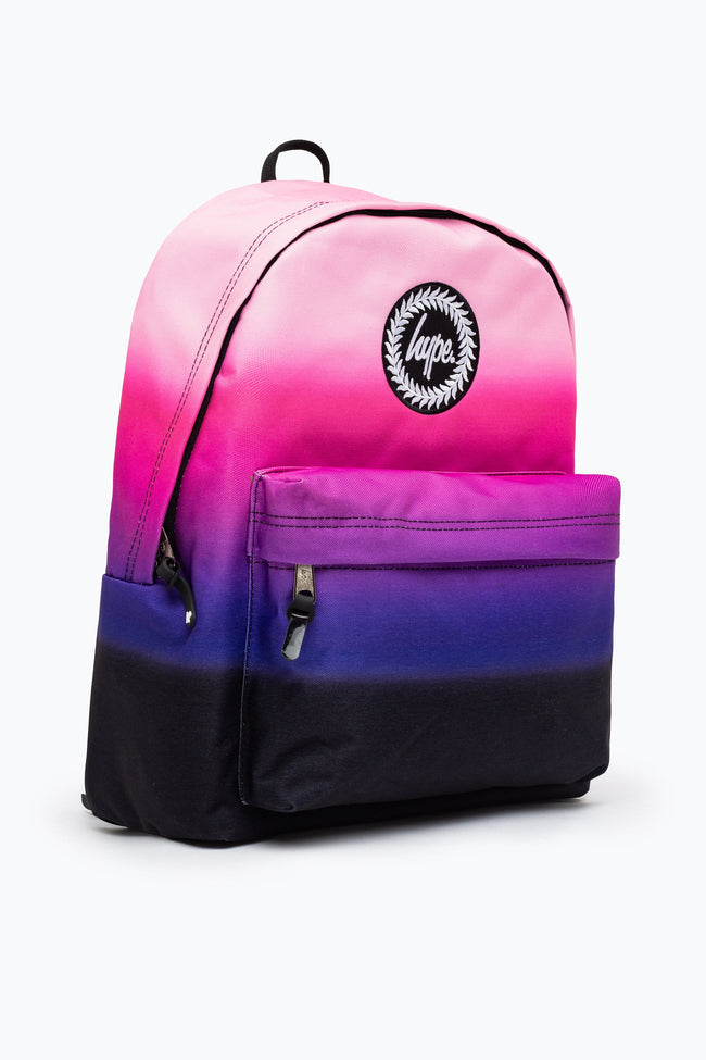 HYPE BLACK PINK & PURPLE GRADIENT BACKPACK