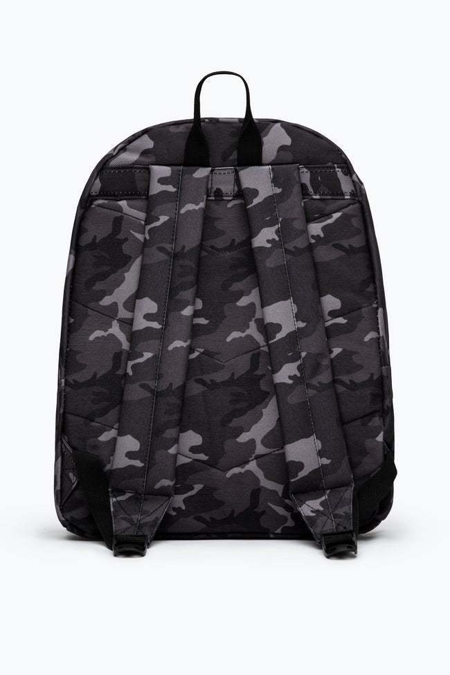 HYPE BLACK & GREY MONO CAMO BACKPACK