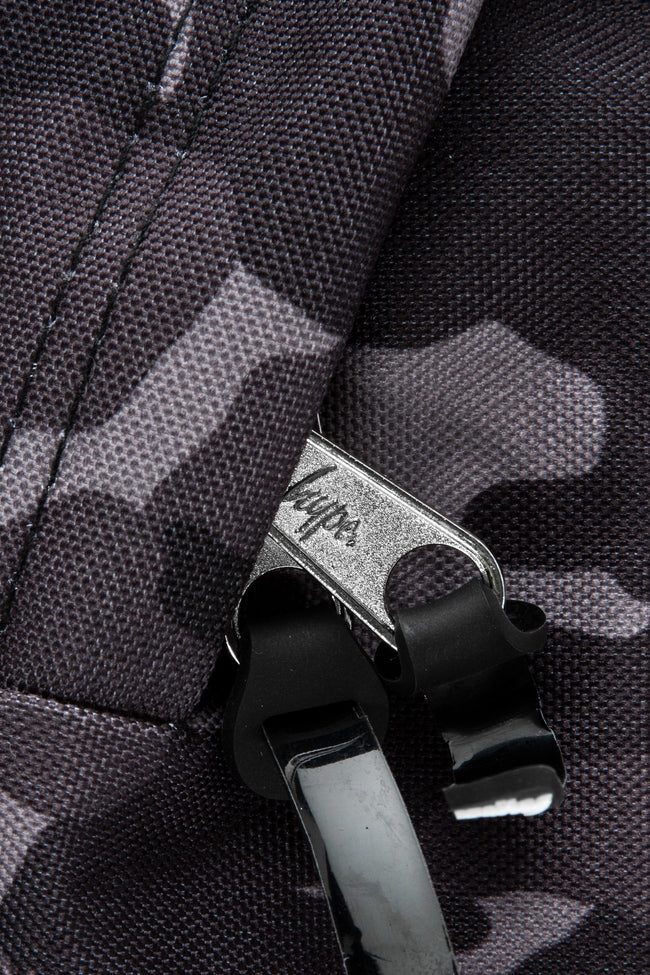 HYPE BLACK & GREY MONO CAMO BACKPACK